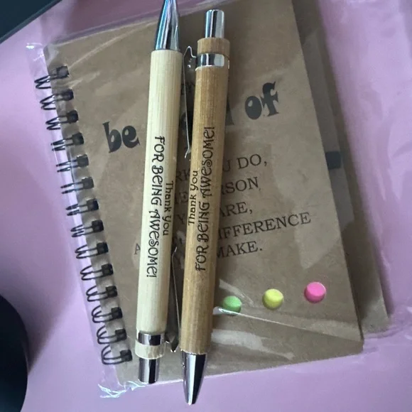 Inspirational Spiral Notebook with Colorful Accents - Picture 4 of 4